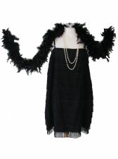 Ladies 1920s 1930s Flapper Costume Size 18 - 20